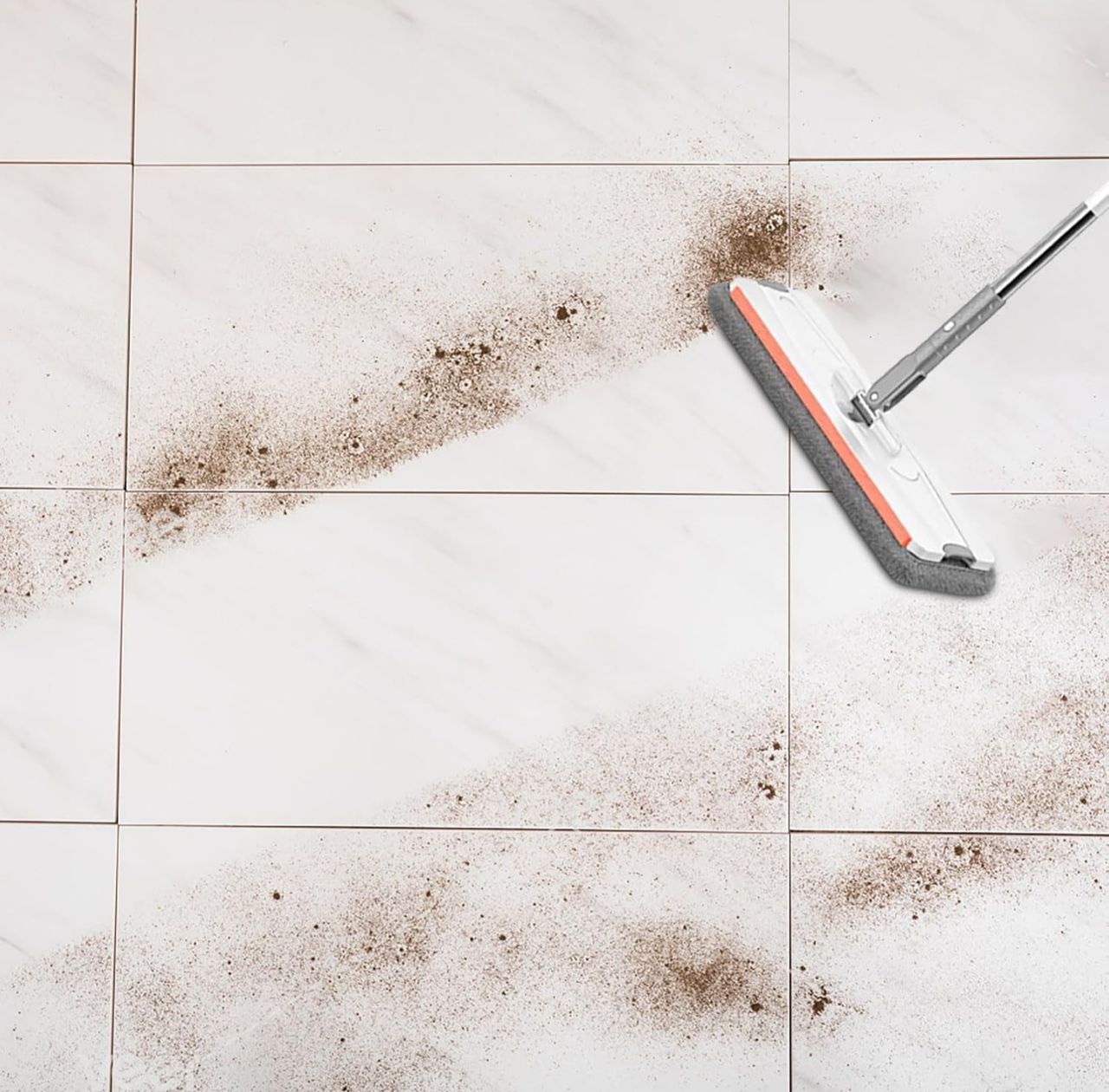 Mop & Bucket with Wringer-360 degrees rotatable flat mop for hardwood,tile& glass cleaning.long handle labor saving /dry mop for floors & windows